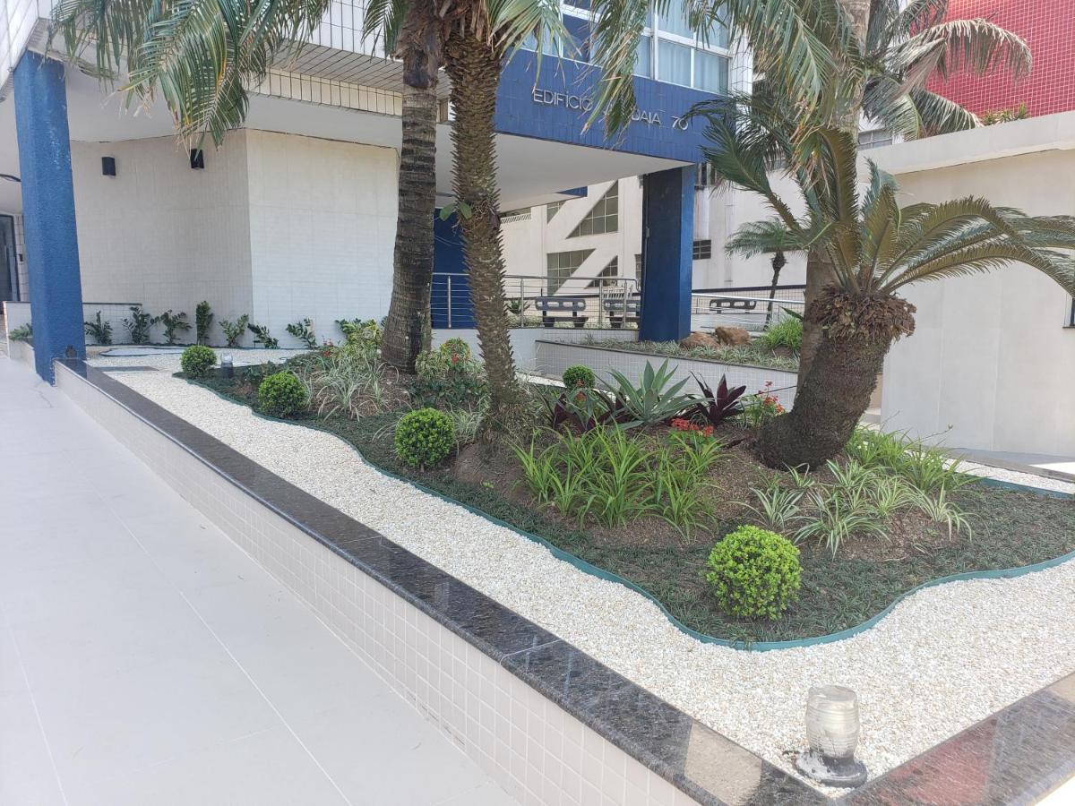 Apto Gonzaga Frente ao Mar Wi-Fi Santos  Exterior foto